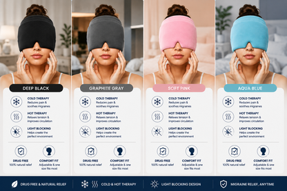 ReliefTherm™ Hot & Cold Migraine Relief Cap